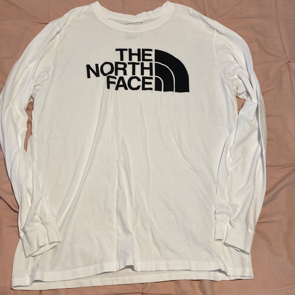 The North Face White Long Sleeve Tee